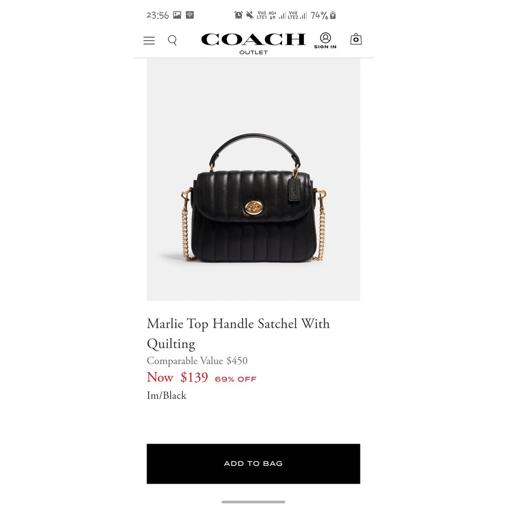 coach outlet marlie