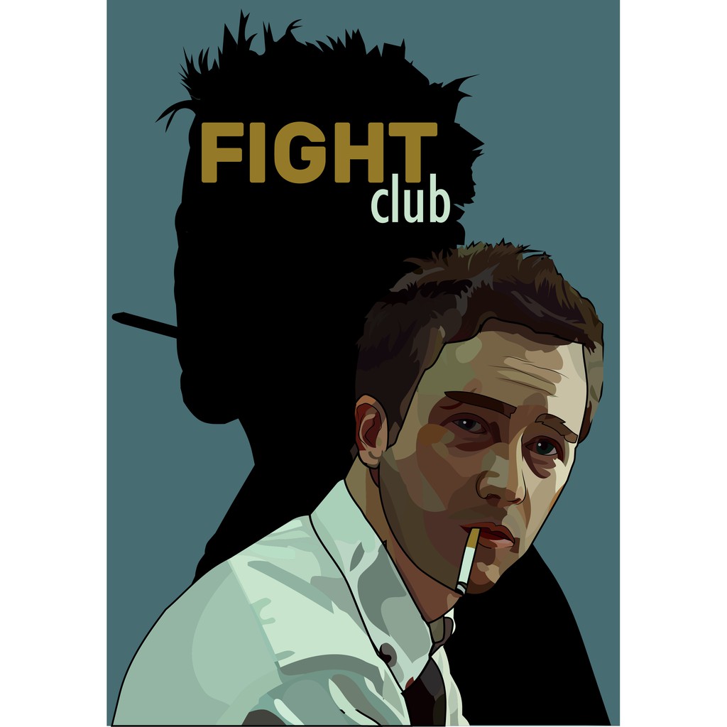 โปสเตอร์หนัง-fight-club-ไฟท์-คลับ-ดิบดวลดิบ-โปสเตอร์-poster-รูปภาพ-ภาพติดผนัง-โปสเตอร์ภาพพิมพ์