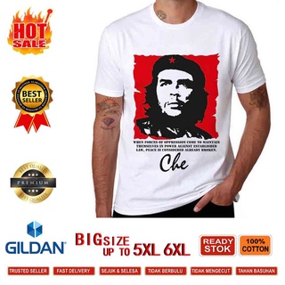 Chonghaijia Xs-4Xl-5Xl-6Xl เสื้อยืดคอกลมผ้าฝ้าย 100% พิมพ์ลาย Cuba People Hero Che Guevara Nice สําหรับผู้ชาย