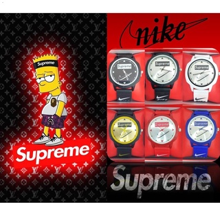 (พร้อมกล่อง) นาฬิกาแฟชั่น นาฬิกาข้อมือหญิงและชาย นาฬิกาNlKE ไนกี้ นาฬิกาsupreme นาฬิกาซูพรีม ไนกี้6สี นาฬิกาแฟชั่น RC134