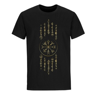 เสื้อยืดแฟชั่น พิมพ์ลาย Valknut Norse Odin Thor Ragnarok Rune สําหรับผู้ชายS-5XL