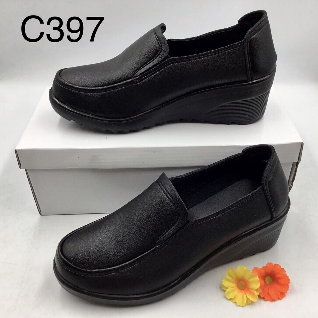 รองเท้าคัทชูผู้หญิง-size-35-40-หนังนิ่ม-รุ่น-c397-รองเท้าทางการ-มาใหม่