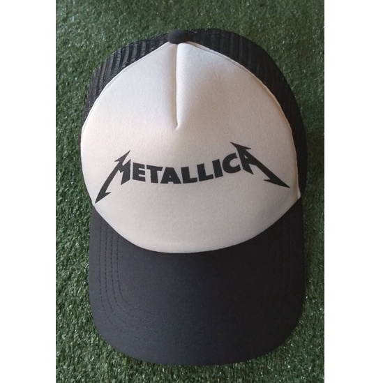 หมวกแก๊ป-ตาขาย-cap-metallica-hiphop-งานปรับขนาดได้-57-60cm-ส่งจากไทย-งานไทย-พร้อมส่ง