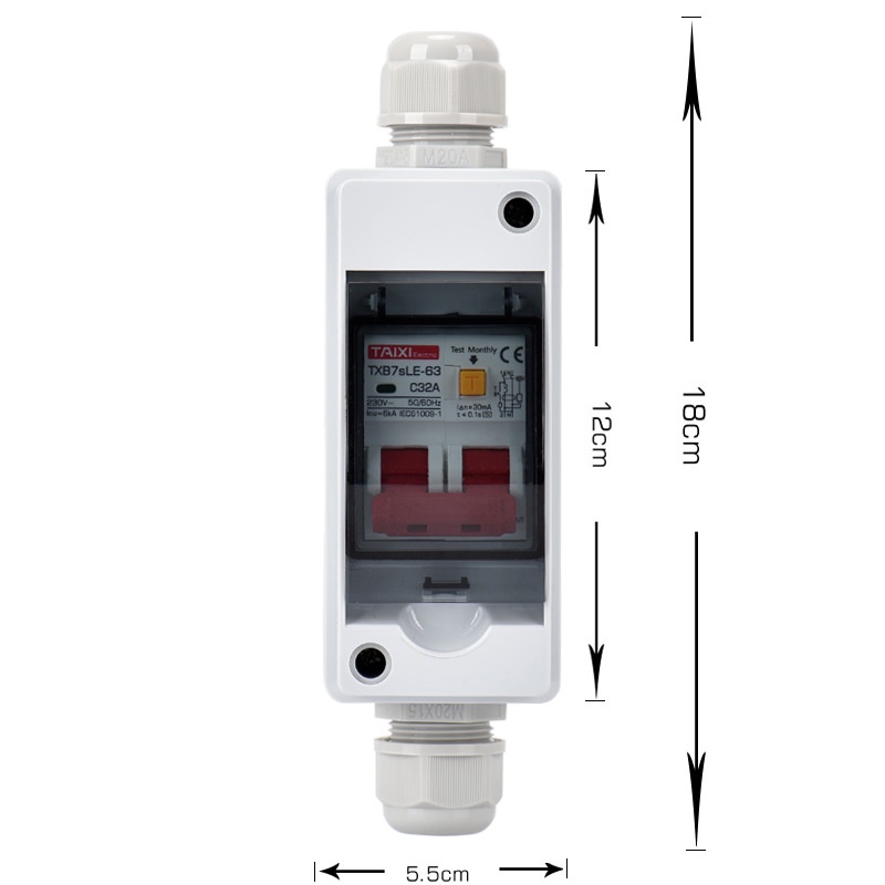 Waterproof Electrical Distribution Box IP65 With AC Circuit Breaker ...