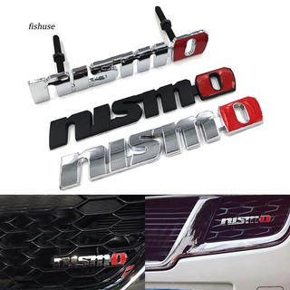 Fhue_fashion สติกเกอร์โลหะติดรถยนต์ nismo 3 มิติ