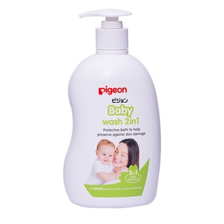 Pigeon Baby Wash 2in1 พีเจ้นเบบี้วอช 2in1 บอดี้วอช ขนาด500ม]ล