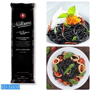 ภาพหน้าปกสินค้าลาโมลิซาน่า เส้นพาสต้าหมึกดำ เส้นสปาเกตตี้หมึกดำ Spaghetti Al Nero Di Seppla ขนาด 500 กรัม ตรา La Molisana ที่เกี่ยวข้อง