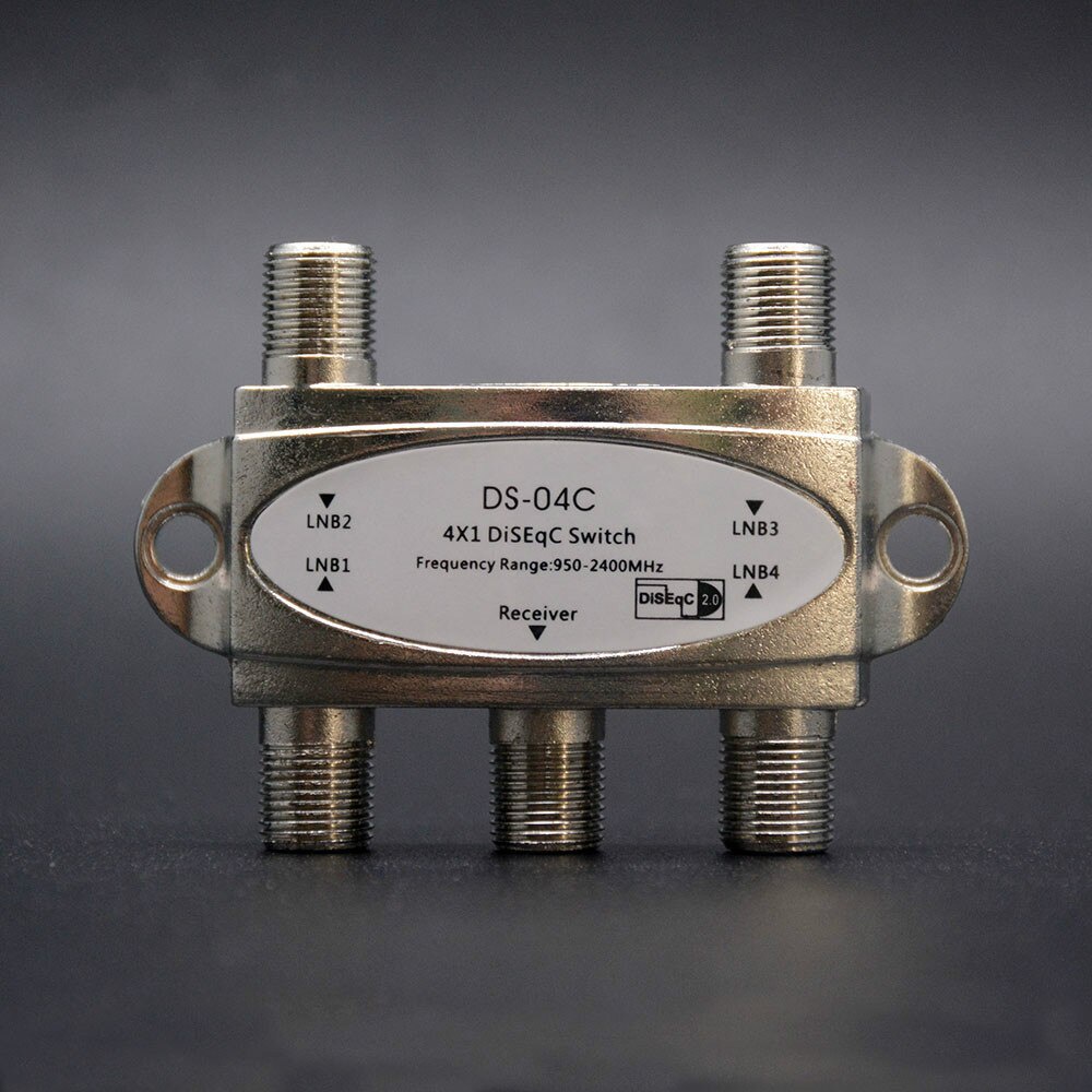 Zinc TV DiSEqC Switch 4x1 DiSEqC Switch เสาอากาศดาวเทียมแบน LNB Switch ...