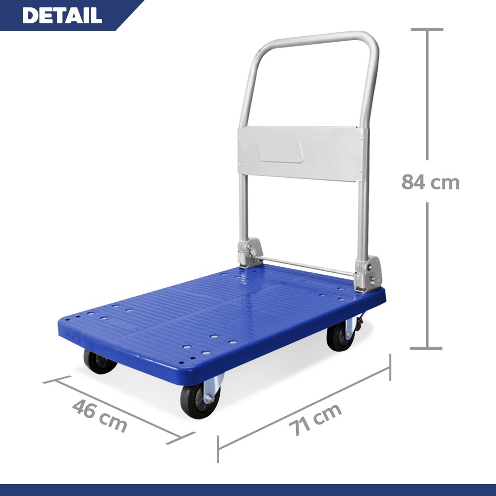 รถเข็นของ-โหลดได้250kg-รถเข็นสินค้า-รถเข็นอเนกประสงค์-สามารถพับได้-รถเข็น-4-ล้อ-รับน้ำหนักได้มาก