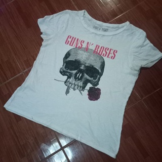 เสื้อยืดวง guns n roses