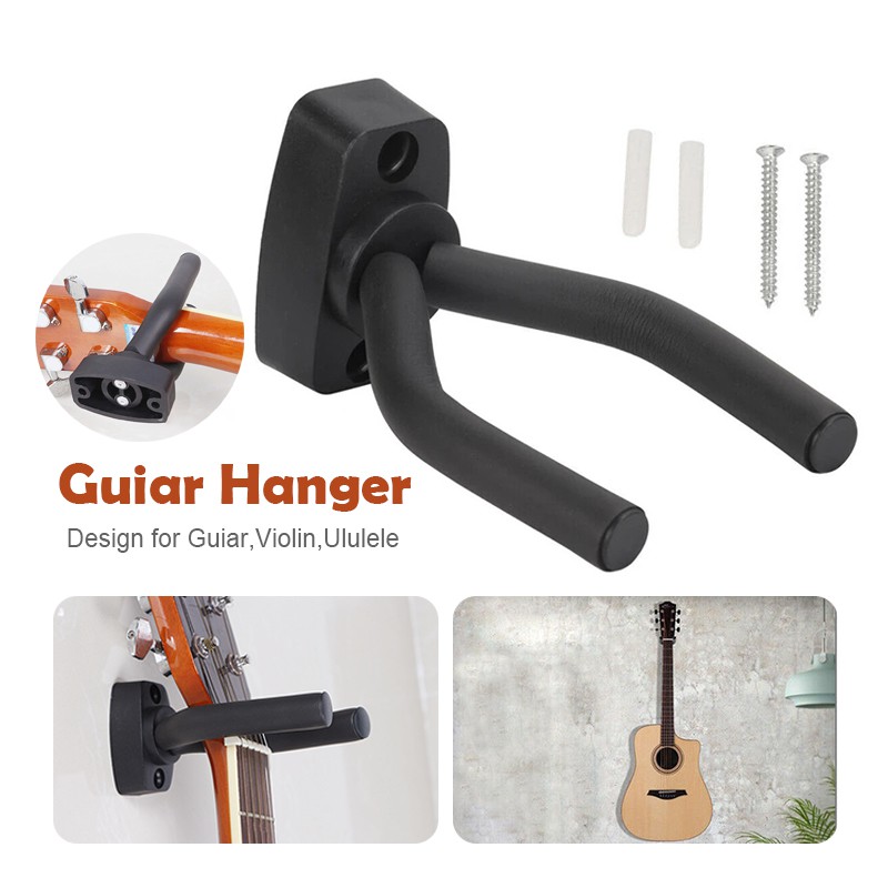 ที่แขวนกีตาร์-ที่แขวนกีตาร์โปร่ง-guitar-wall-holder-ที่แขวนเครื่องดนตรีติดผนัง-ขาแขวนกีต้าร์-ขาแขวนกีต้าร์