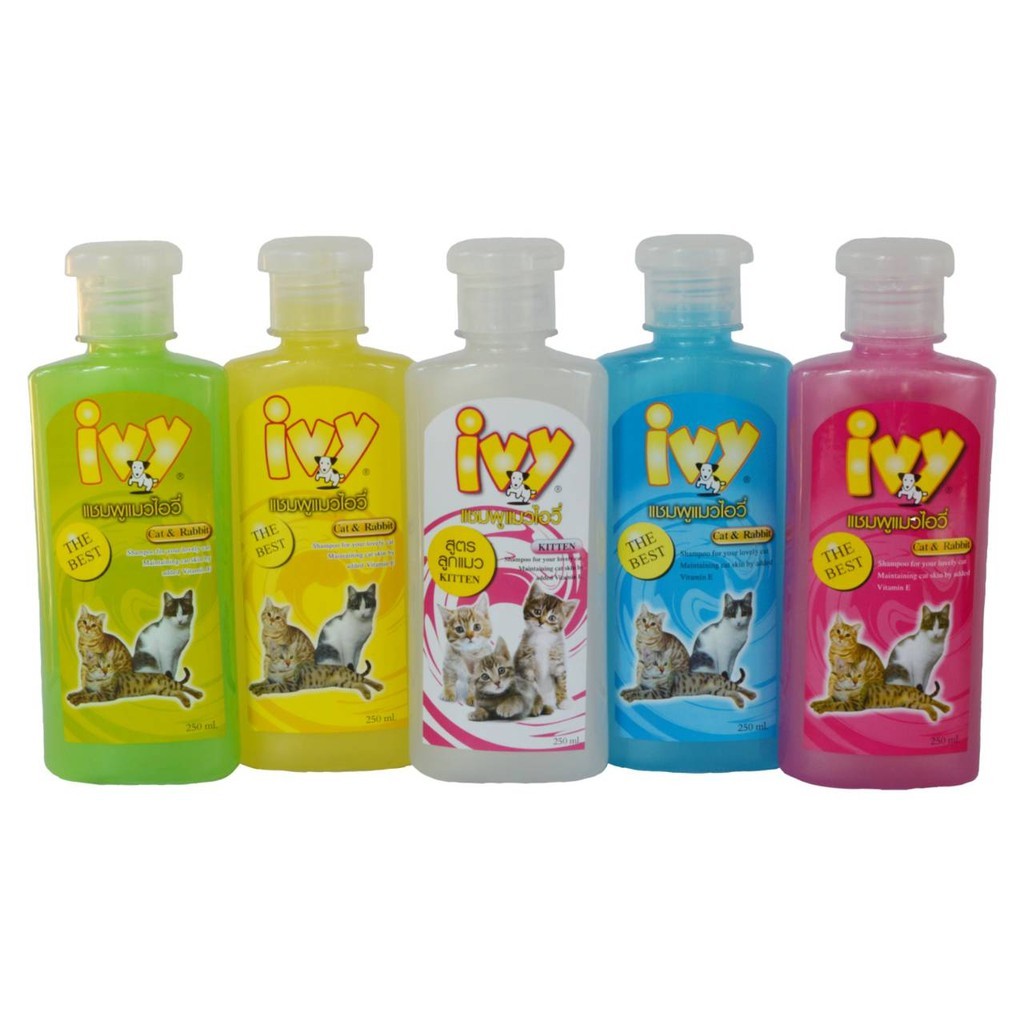 ไอวี่ Ivy แชมพูอาบน้ำแมว และกระต่าย Cat Shampoo Rabbit Shampoo Shopee