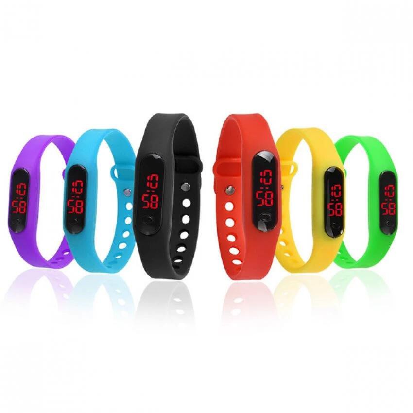 LED Watch นาฬิกาแอลอีดี สายเรซิ่น รุ่น Colorful | Shopee Thailand