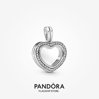 Pandora จี้ล็อกเก็ต รูปหัวใจ ของขวัญวันเกิด สําหรับสุภาพสตรี p825