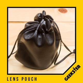 สินค้า ถุงใส่เลนส์ Lens Bag ( ถุงหนัง )