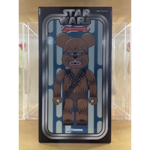 BE@RBRICK CHEWBACCA HANBSOLO VER 400% ของแท้) Be@rbrick Chewbacca 