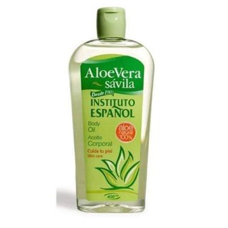 น้ำมันAloe vera ตัวดัง Instituto Español นำเข้าจากประเทศสเปนค่ะ Aloe Vera BODY OIL  ขนาด  400ml