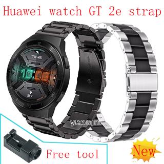 สินค้า สายนาฬิกาข้อมือสเตนเลส โลหะ สําหรับ Huawei watch GT 2e Huawei GT2e GT2e