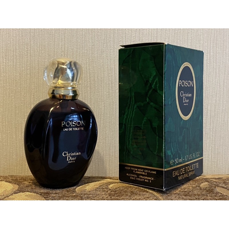 Christian Dior Poison Eau de Toilette 50 ml 1986 Full bottle Rare
