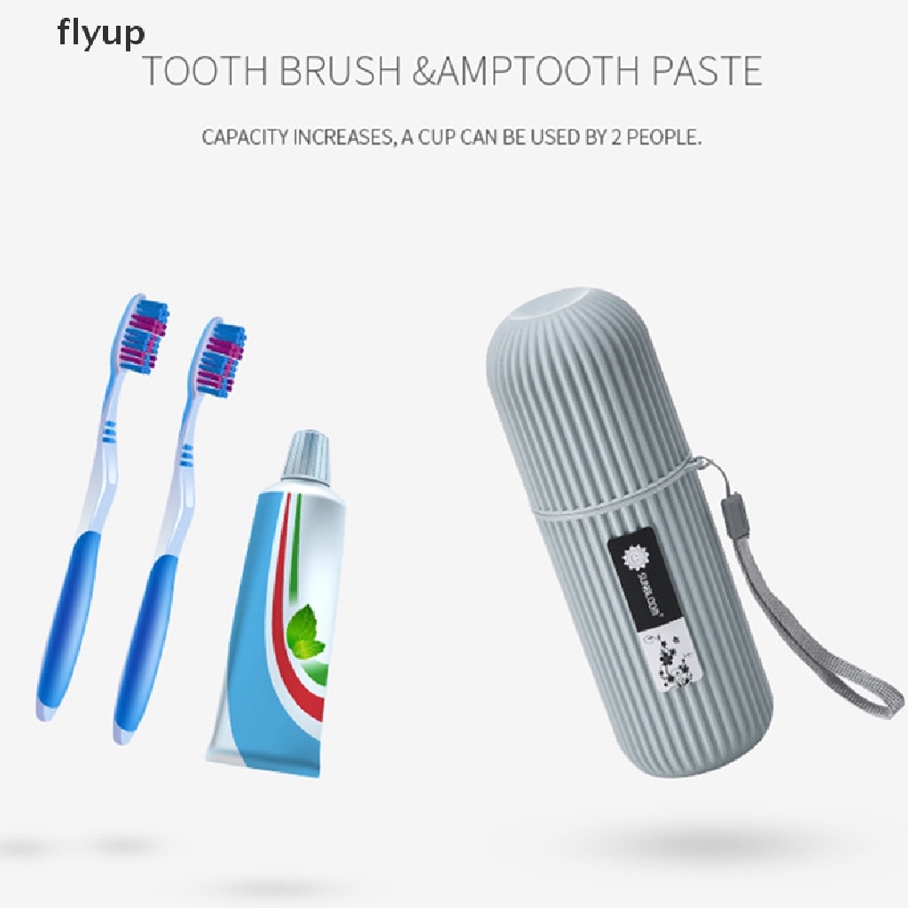 ภาพหน้าปกสินค้าFlyup กล่องเก็บแปรงสีฟัน ยาสีฟัน แบบพกพา สําหรับตั้งแคมป์ จากร้าน flyup.th บน Shopee