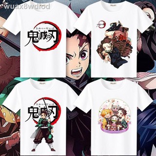 🔥ชุดคอสเพลย์ Anime เสื้อดาบพิฆาตอสูร ร ชุดชิโนบุGhost slayerGhost Slayer Animation Peripheral T-shirt เสื้อผ้าฤดูร้อนแ