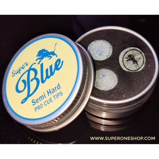 หัวคิว Super Blue 11 mm. 1 ตลับ 3 หัว (ระดับความแข็ง m)