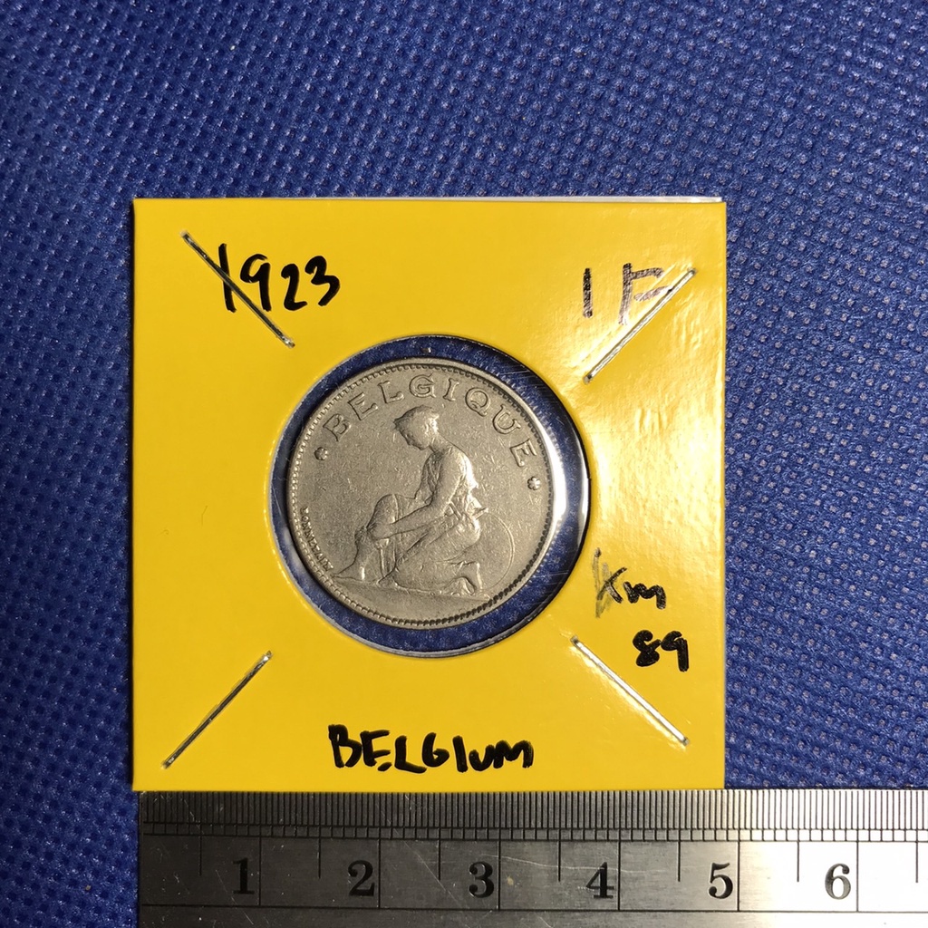 special-lot-no-60390-ปี1923-เบลเยี่ยม-1-franc-km-89-belgique-เหรียญสะสม-เหรียญต่างประเทศ-เหรียญเก่า-หายาก-ราคาถูก