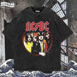 เสื้อยืด พิมพ์ลาย Acdc OVERSIZE WASHING VINTAGE TEE สําหรับผู้ชาย | เสื้อยืด โอเวอร์ไซส์ | เสื้อยืด ขนาดใหญ่ | เสื้อยืด