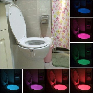 ไฟLED 8 สี ติดชักโครก ไฟติดชักโครก Night Light Motion Sensor  รุ่น LightingBowl-12Jul-J1