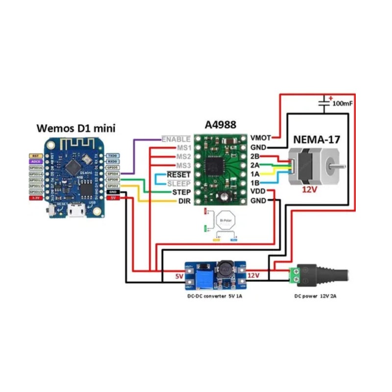 a4988-อะไหล่เครื่องพิมพ์-3d-stepper-motor-driver-สำหรับงาน-cnc