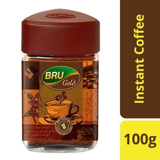 Bru Gold Instant Coffee บรู คอฟฟี่ กาแฟสำเร็จรูป 100g