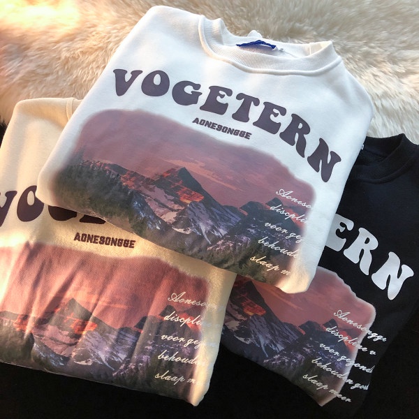 เสื้อกันหนาว-คอกลม-แขนยาว-ทรงหลวม-สไตล์เกาหลี-พลัสไซซ์-สําหรับผู้หญิง