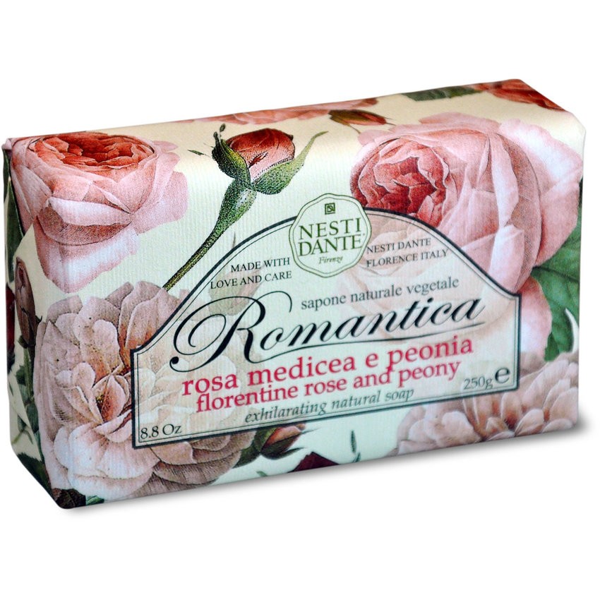 ภาพหน้าปกสินค้าNesti Dante Romantica - Florentine Rose &amp; Peony Soap 250 g.