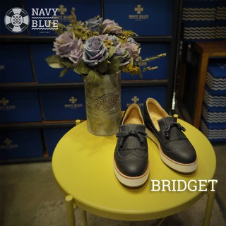 สินค้า (Bridget) รองเท้าหนังวัวแท้ ผู้หญิง งานแฮนเมดพรีเมี่ยมของคนไทย แบรนด์ Navyblue Thailand โลฟเฟอร์ ซับในหนังแท้ นุ่มสบาย
