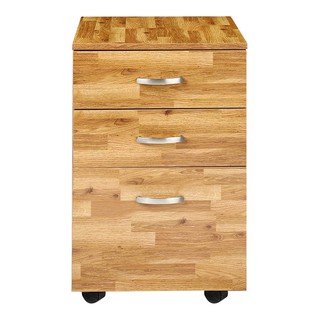 File cabinet DRAWER 3DRAWER S-09A OAK Office furniture Home &amp; Furniture ตู้เอกสาร ตู้ลิ้นชัก 3 ลิ้นชัก S-09A สีโอ๊ค เฟอร