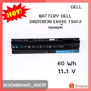 BAT DELL INSPIRON E6420 T54FJ 11.1V/60Wh แท้//1238//