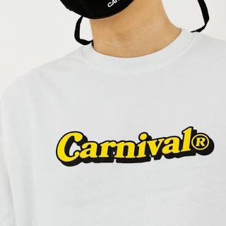 แฟชั่นคลาสสิกราคาระเบิดCarnival SS20 Logo T-Shirt สีขาว เสื้อยืดคอกลมS-3XL