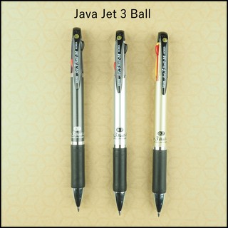 Javapen ปากกาลูกลื่น รุ่น  Jet 3 ball  3 ระบบ ขนาด 0.7 มม.