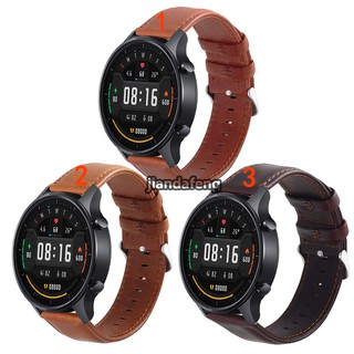 สายหนัง Crazy Horse Strap Band สำหรับ Xiaomi Mi Watch Color