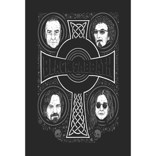 โปสเตอร์ Black Sabbath Ozzy Osbourne แบล็กแซ็บบาธ โปสเตอร์ วอลเปเปอร์ ตกแต่งผนัง Poster โปสเตอร์วินเทจ โปสเตอร์วงดนตรี