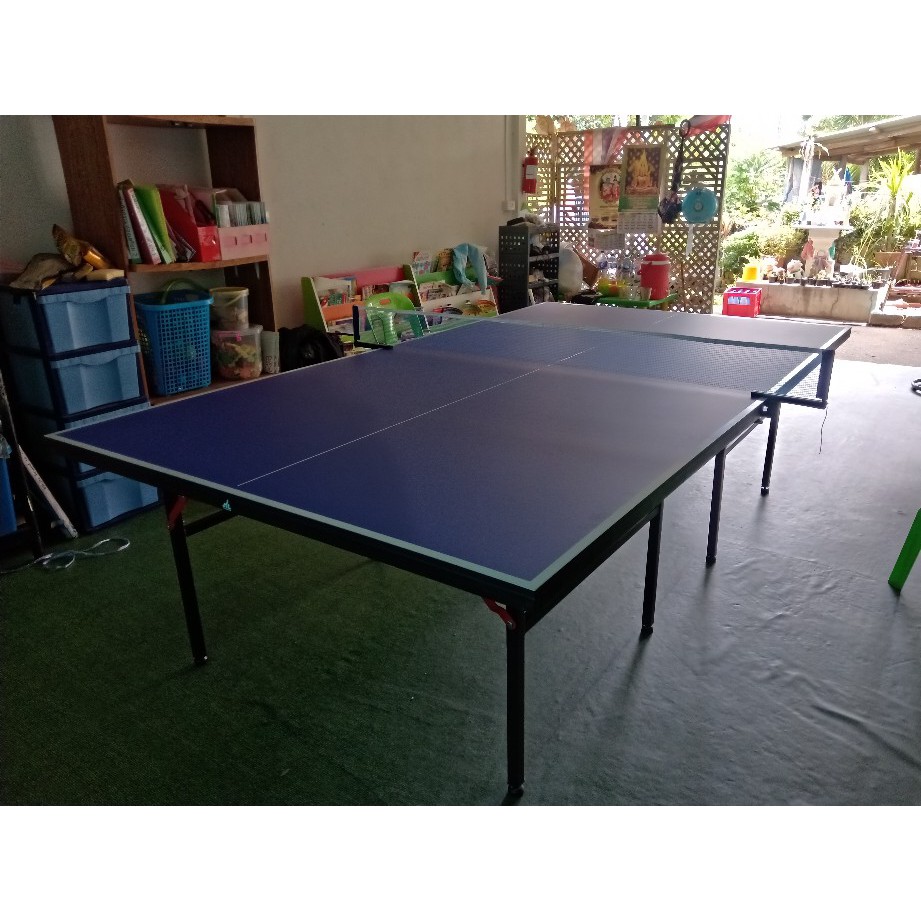 ภาพสินค้าโต๊ะปิงปอง Table Tennis Table โต๊ะปิงปองมาตรฐานแข่งขัน ขนาดมาตรฐาน พับได้ มาพร้อมเน็ทเล่นปิงปอง รุ่นไม่มีล้อ จากร้าน megamegabuy บน Shopee ภาพที่ 2