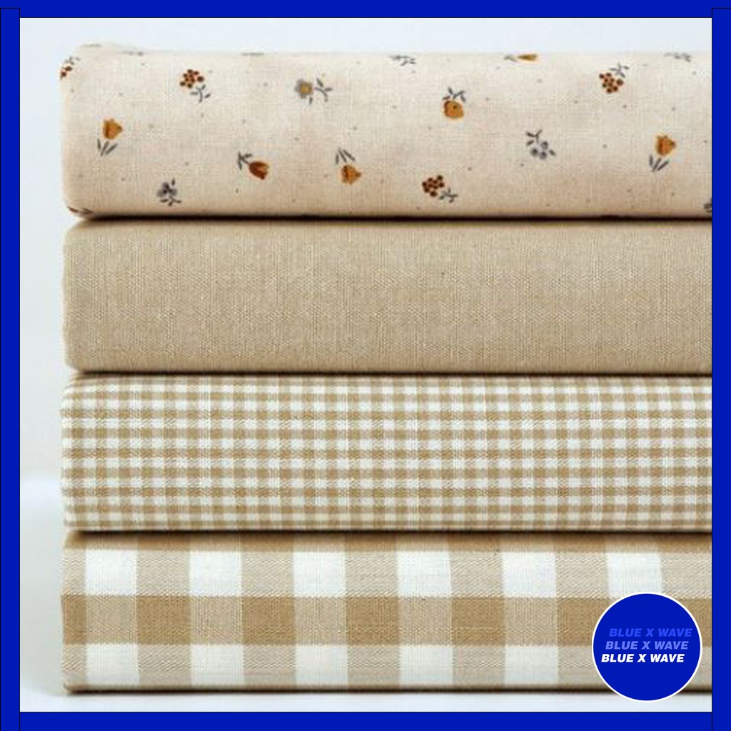 A warm color fabric cloth with 4 patterns (size -55cmx45cm) | Shopee ...