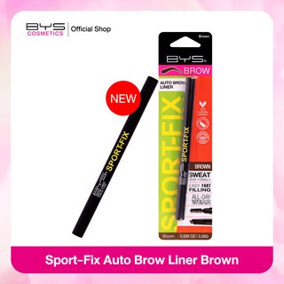 BYS Cosmetics Sport-Fix Auto Brow Liner Brown 0.28 g. ดินสอเขียนคิ้วติดทนนาน