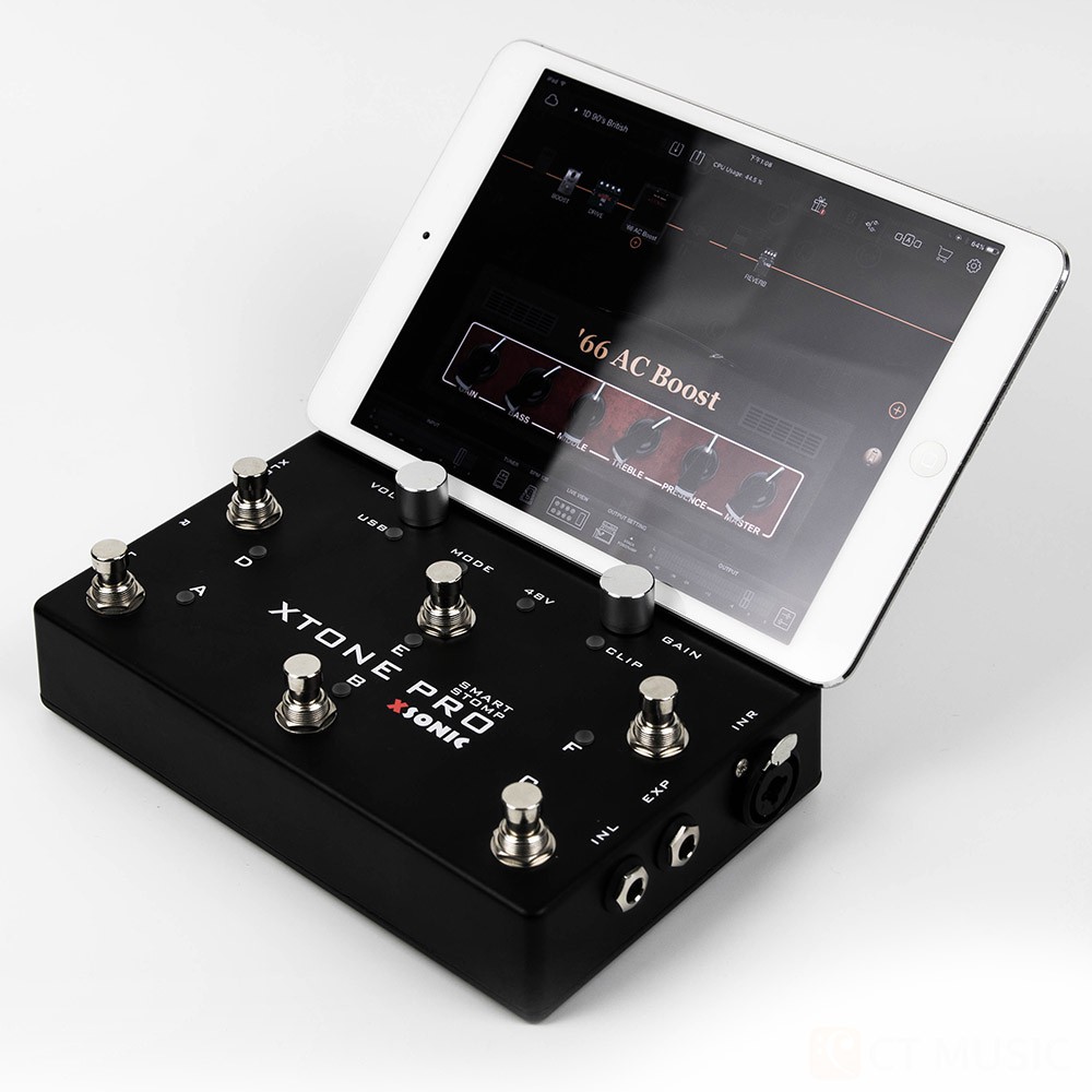 xsonic-xtone-pro-smart-stomp-audio-interface-สำหรับ-mac-pc-ios-และ-android-ความละเอียดระดับสูงสุด-24-bit-192-khz