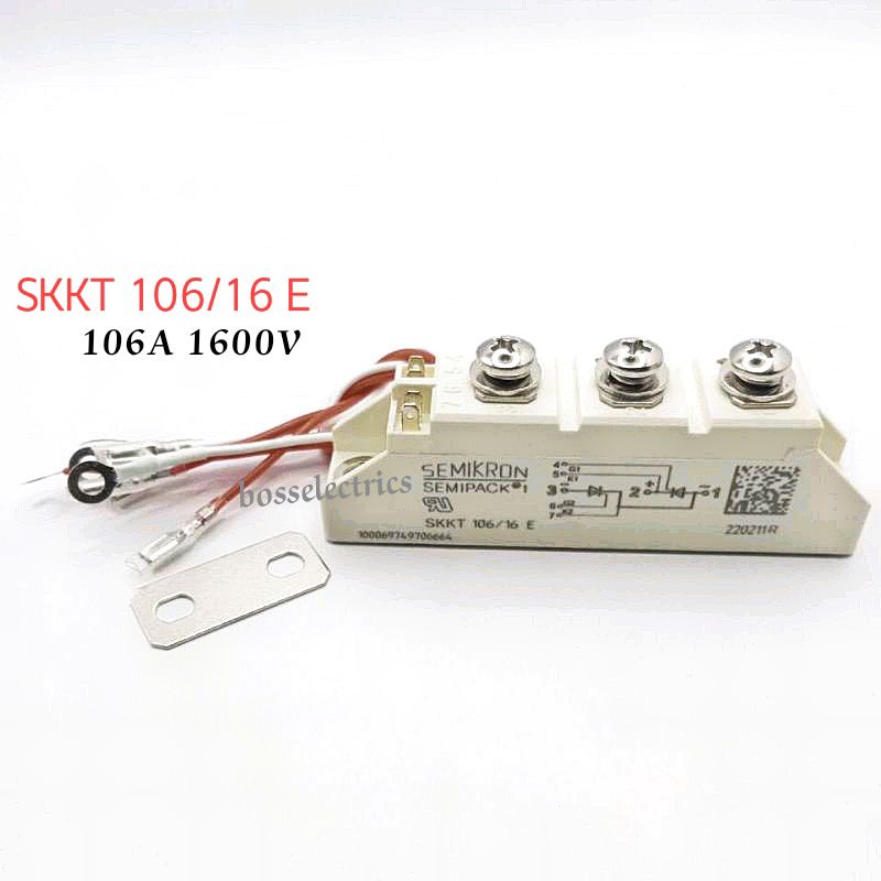 skkt106-16e-semikron-thyristor-module-106a-1600v-พร้อมส่ง