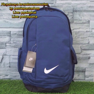 🎉NIKE MENS WOMEN SCHOOL BAG BOOK BACKPACK กระเป๋าสะพายเป้ใบใหญ่สไตล์ Sport แท้💯outlet