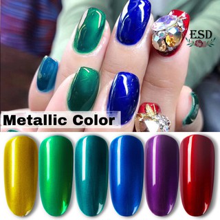 สีทาเล็บเจล Milan Metallic  ขนาด 15 ml สีทาเล็บเจล  ได้รับมาตราฐาน SGS/MSDS  + เก็บปลายทาง