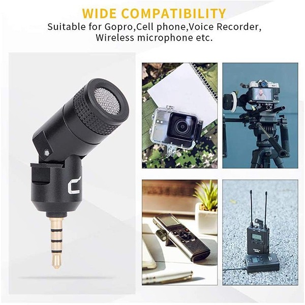 comica-cvm-vs07c-mini-flexible-plug-in-cardioid-microphone-ไมโครโฟนเล็ก-3-5-มม-omnidirectional-mic