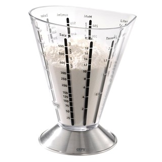 GEFU Measuring Cup 500 ml ถ้วยตวง 500 มล. รุ่น 14450 (Stainless/Transparent)