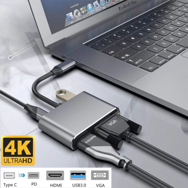 usb-c-hdmi-ประเภท-c-ถึง-hdmi-4k-vga-usb3-0-audio-video-converter-pd-87w-fast-charger-สำหรับ-macbook-pro-samsung-s9-s10